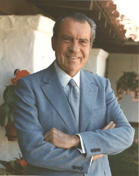 Nixon in 1972 photo