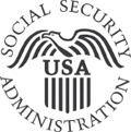 Logo of the Social Security Administration as an independent agency from 1995 to the present