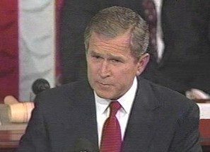 photo of Bush addressing Congress
