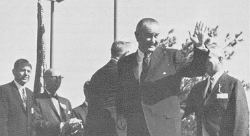 President Johnson at SSA